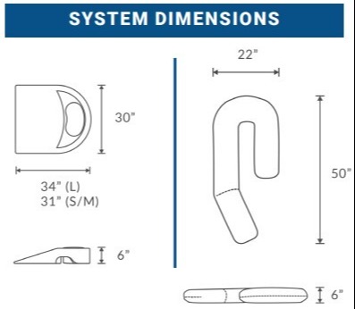 Shoulder Relief Pillow Dimensions